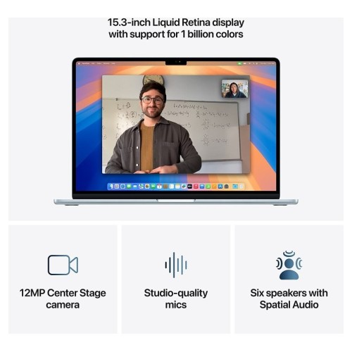 ΗΛΕΚΤΡΟΝΙΚΟΣ ΥΠΟΛΟΓΙΣΤΗΣ ΦΟΡΗΤΟΣ APPLE MACBOOK AIR 15.3'' (MW1M3GR/A) (M4/16GB/512GB SSD) MIDNIGHT